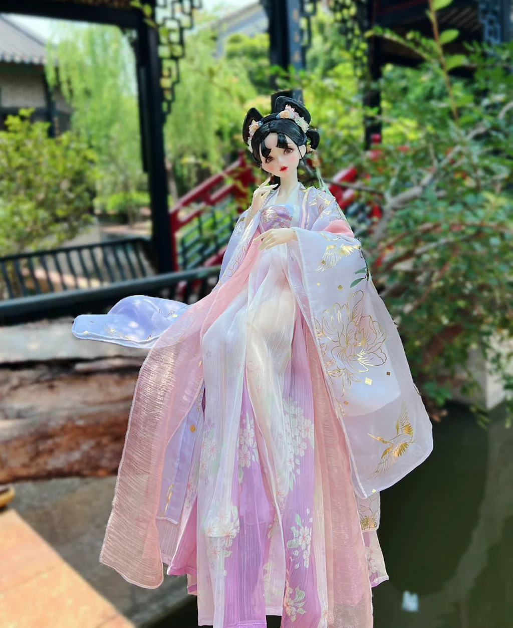 1/4 1/3 мащаб BJD древен костюм ханфу дрехи китайски фея рокля облекло за BJD / SD MSD SD13 Голямо момиче кукла аксесоари A1282-P