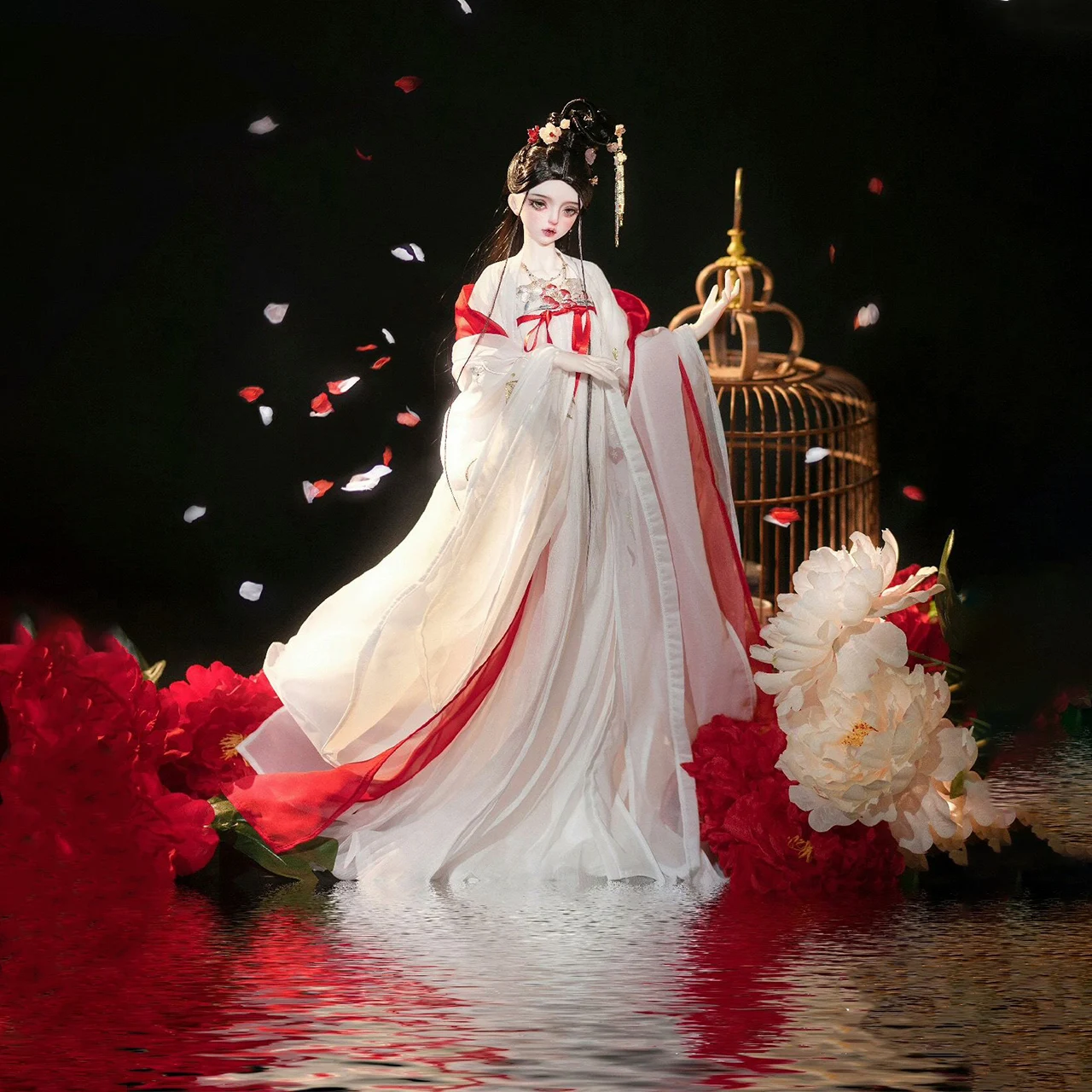 1/4 1/3 мащаб BJD ханфу рокля китайски древен костюм фея облекло за BJD / SD MSD SD13 Голямо момиче кукла дрехи аксесоари A1654
