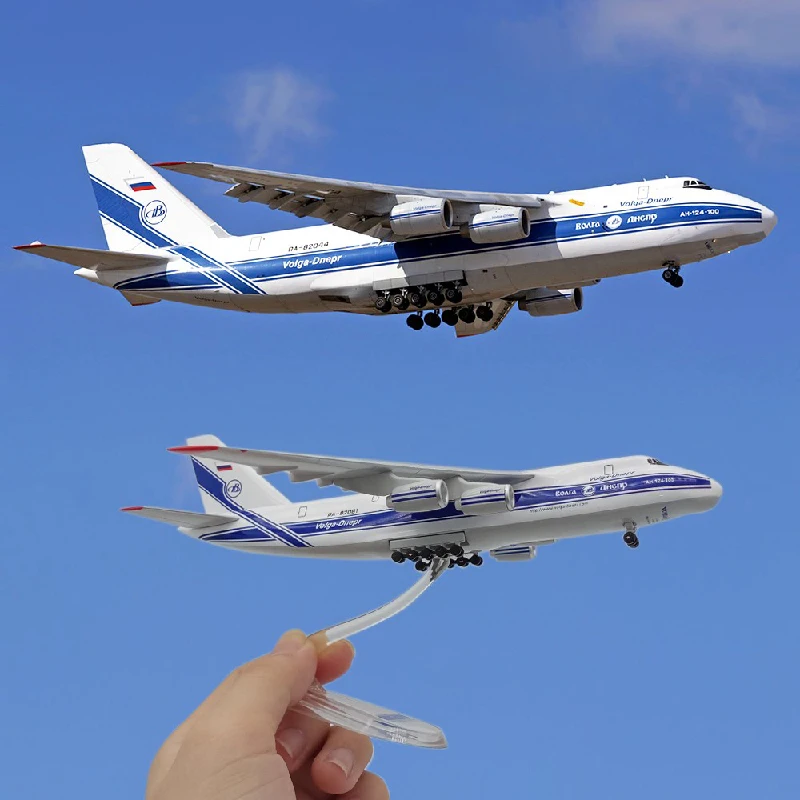 1/400 мащаб руски Ан-124 транспортни самолети статичен самолет дисплей модел ABS материал сувенирна декорация подарък колекция