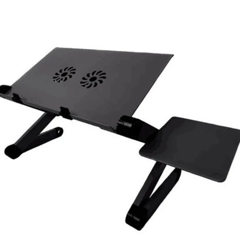 1PC Регулируема стойка за лаптоп Преносима алуминиева сплав Lapdesk за телевизионно легло Диван PC Notebook Table Desk Stand с подложка за мишка