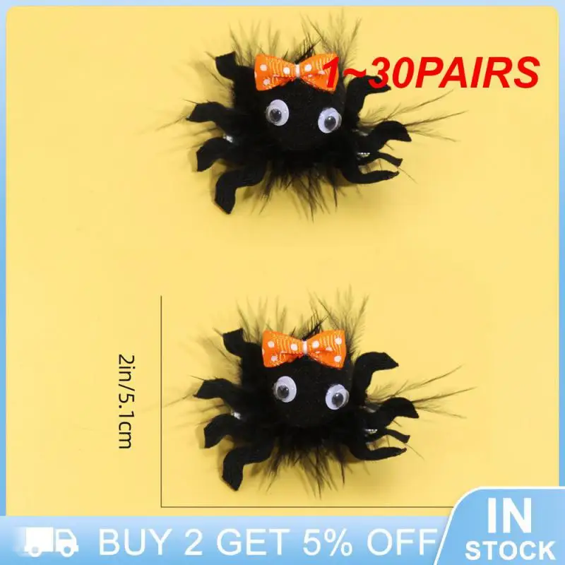 1~30PAIRS Издръжлив паяк фиба удобни за носене декорации за коса удобни животински фиби прости и деликатни декорации
