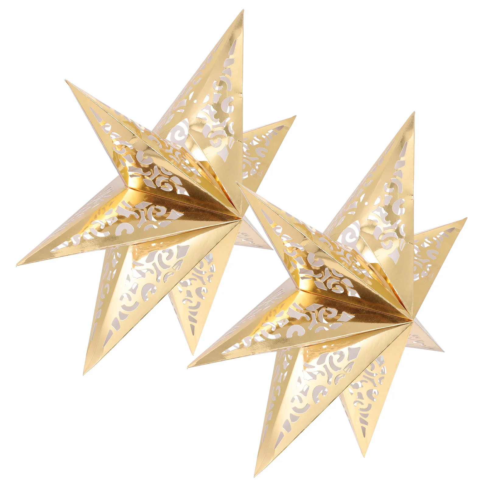 2 бр. Звезда абажур светлина аксесоар форма знаменитост Коледа декор хартия шик покритие творчески