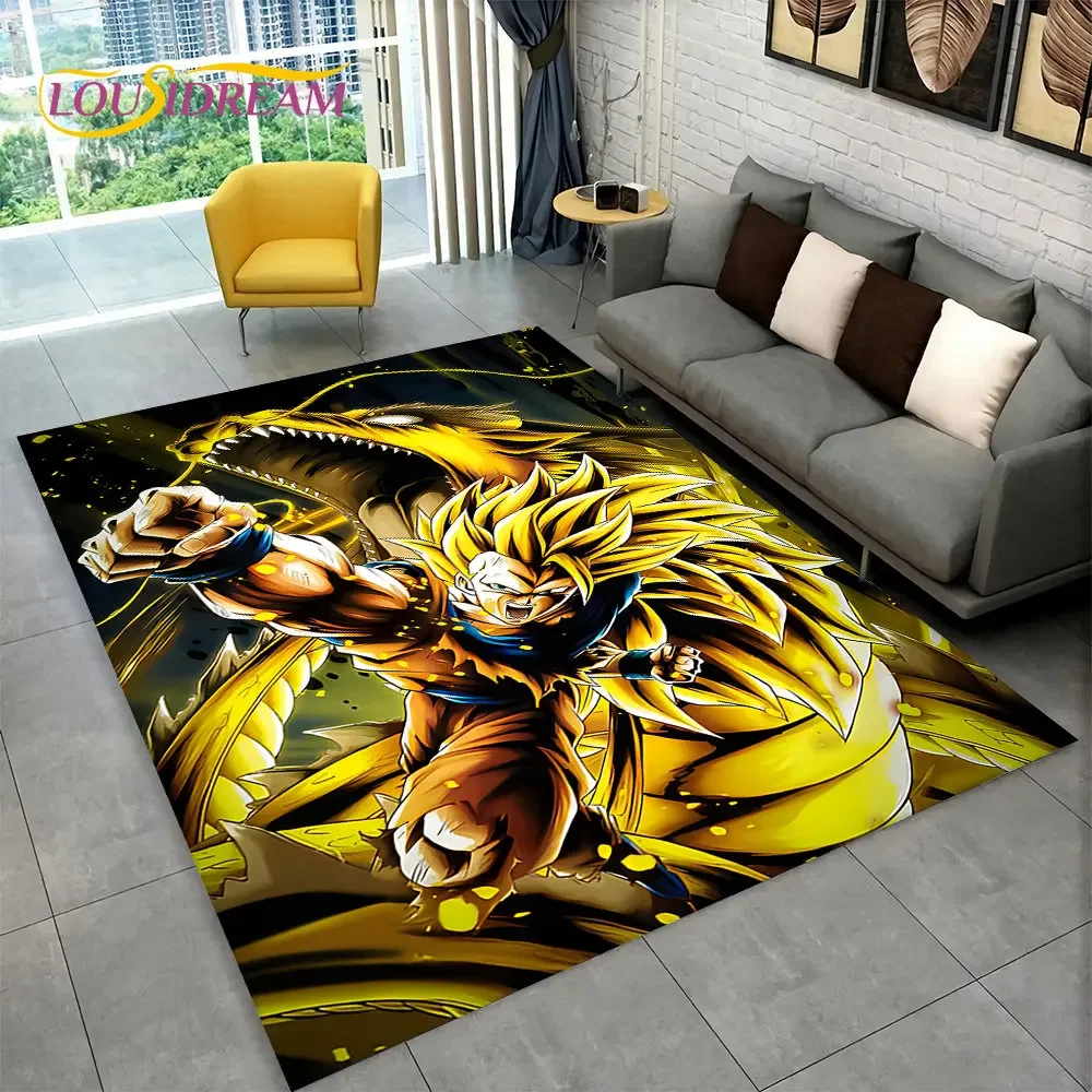 3D Япония аниме D-Dragon B-топка площ килим,карикатура килим килим за хол спалня диван изтривалка декор,дете нехлъзгащ етаж мат