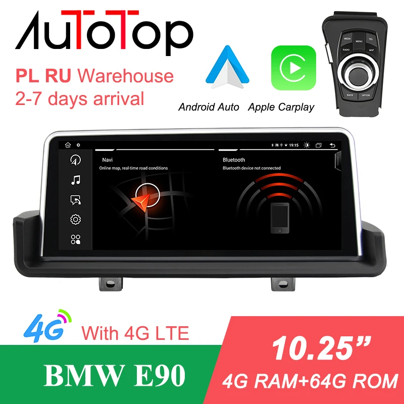AUTOTOP Qualcomm 6125 Android 13 монитор за BMW Серия 3 E90/E91/E92/E93 2005-2012 С 8G Ram 128G Rom Carplay Auto GPS BT DSP
