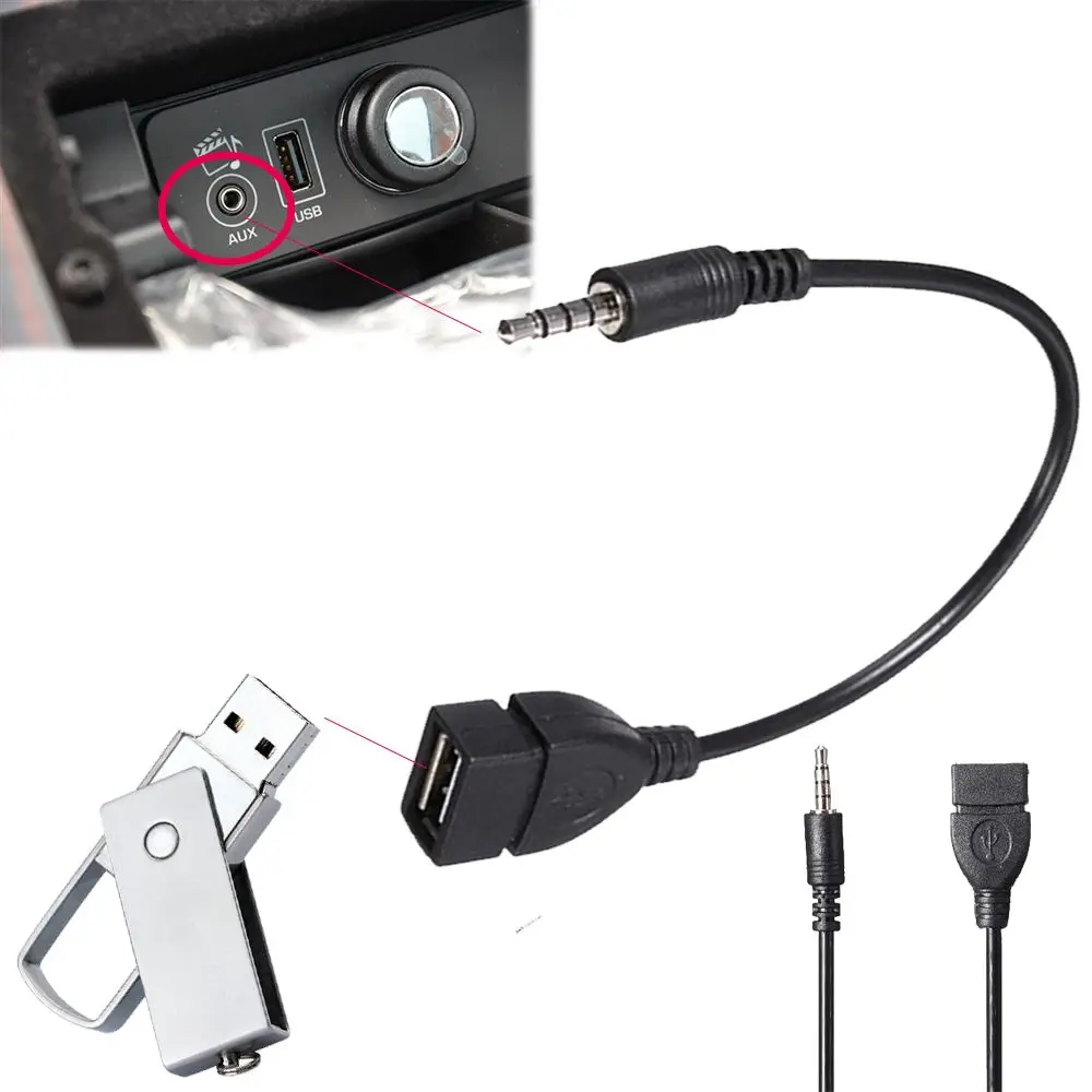 Car Audio AUX конвертор адаптер кабел за Nissan Teana X-Trail Qashqai Ливина Тиида Слънчев март Мурано Генис