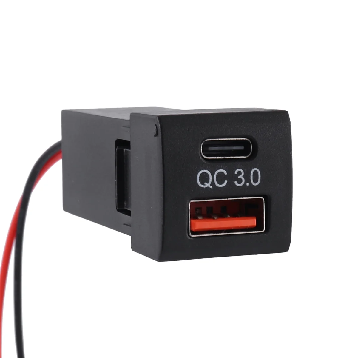 Car Dual USB зарядно гнездо PD Type-C адаптер за Toyota QC 3.0 Quick Charge