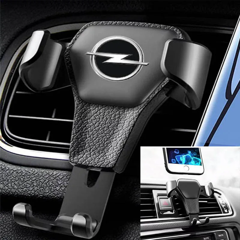 Car Styling Air Vent Phone Holder Аксесоари за Opel Astra H G J B Insigina Vectra C E D B Corsa C Mokka Combo Ampera-E Karl