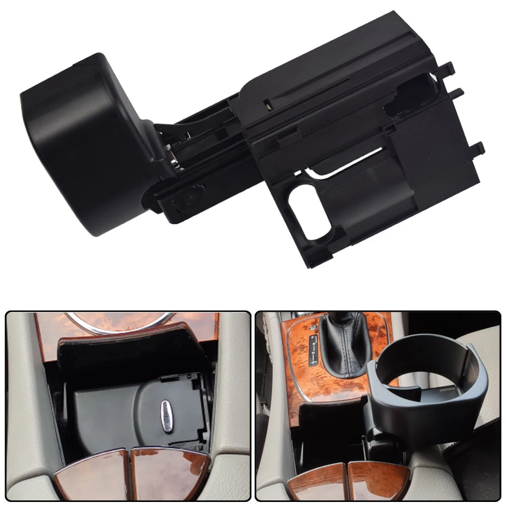 Car Water Cup Holder Center Console Mount Cup Bottle Holder for Mercedes Benz W211 E-Class 2003-2008 Car Accessory 2116800014