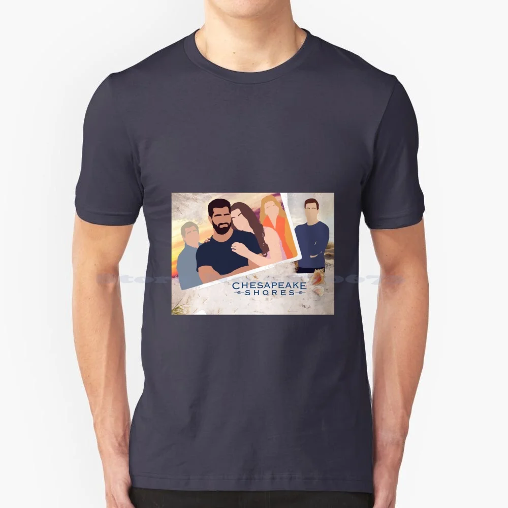 Chesapeake Shores T Shirt 100% Cotton Tee Channel Tv Show Channel Movie Watching Channel Abby И Trace Abby И Evan Abby
