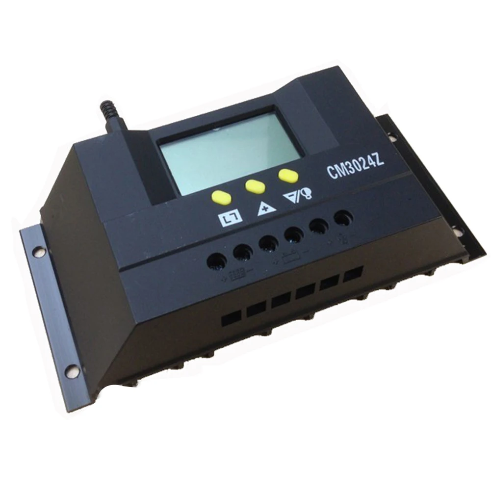 CM3024Z 12V / 24V 30A напрежение Plug In режим на зареждане Genetator регулатор Слънчев контролер PWM LCD