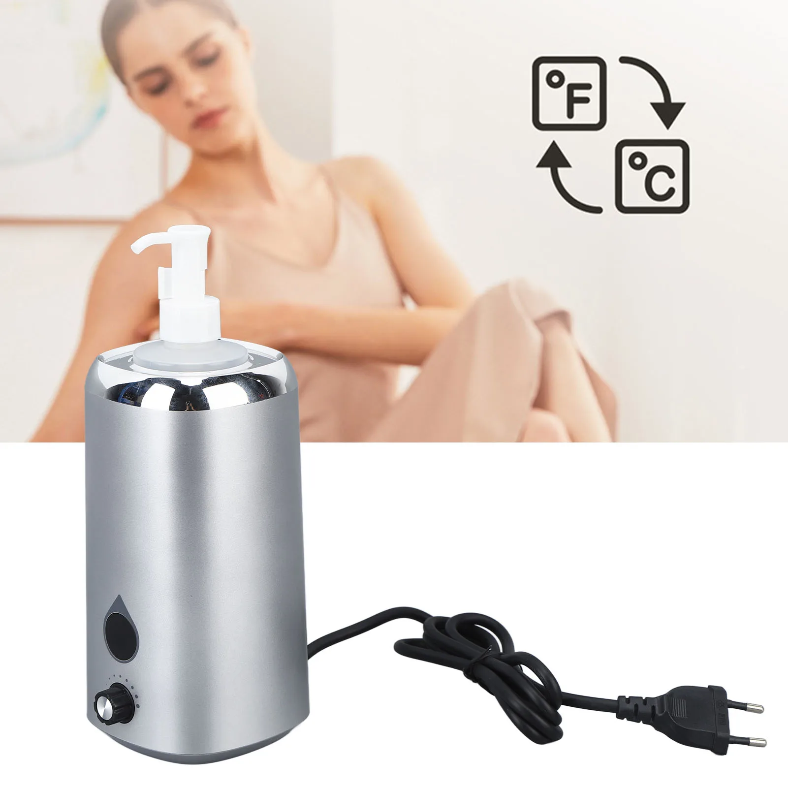 Digital Massage Oil Warmer Massage Oil Heater Warmer Professional Adjustable Temperature Digital Massage Oil Warmer 220V EU Plug