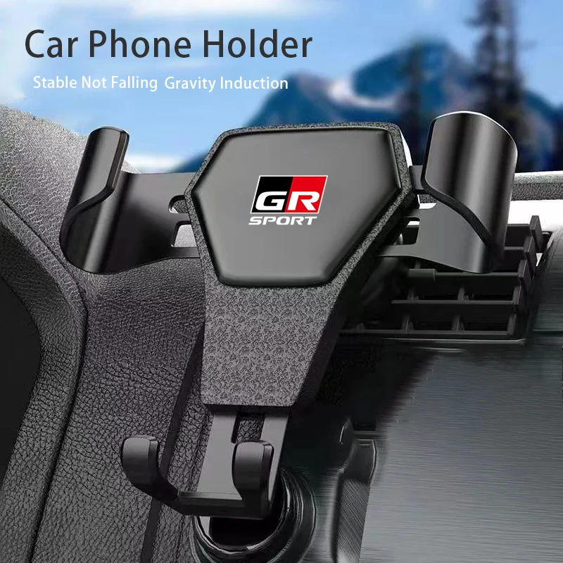 Gravity Car Phone Holder Air Vent GPS стойка аксесоари за Toyota Corolla Prius Yaris Rav4 CHR Aygo Hilux Raize Camry Sienna