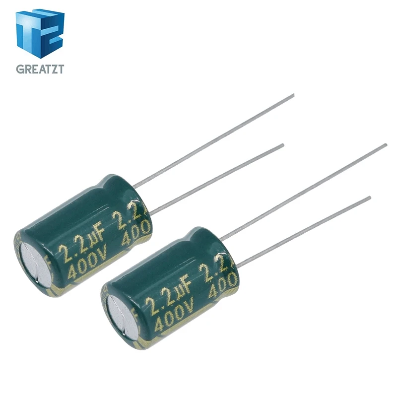 GREATZT 20PCS Higt качество 400V2.2UF 8 * 12mm 2.2UF 400V 8 * 12 електролитен кондензатор