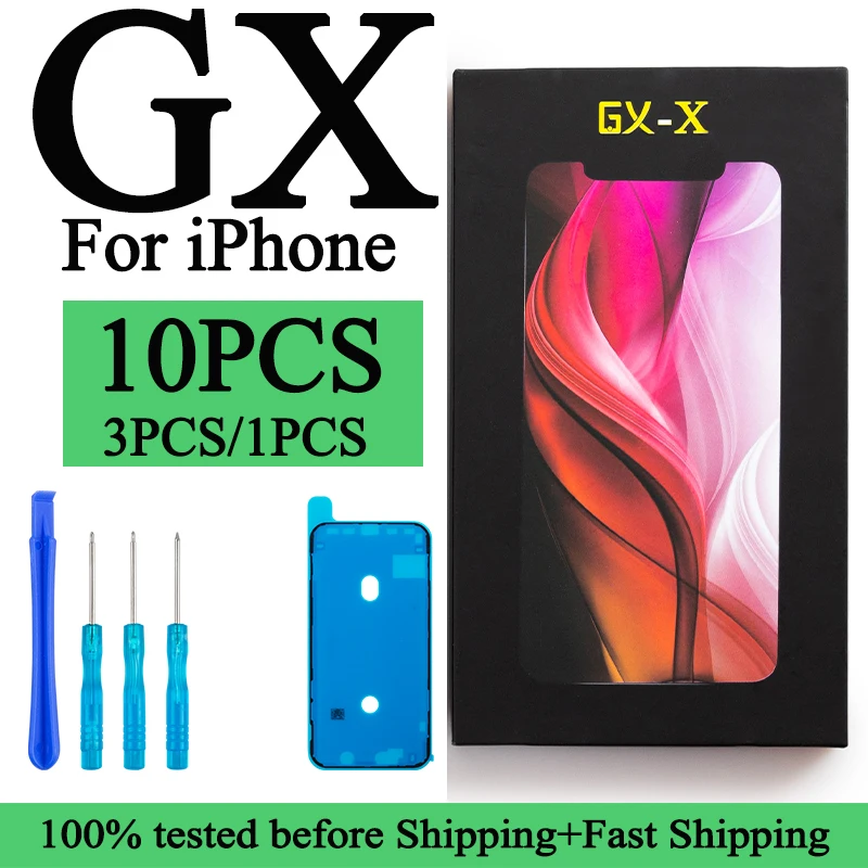 GX OLED LCD за iPhone X дисплей на едро цена фабрика дисплей за iPhone Xs Xr 11 12 13 14 Pro Max екран замяна