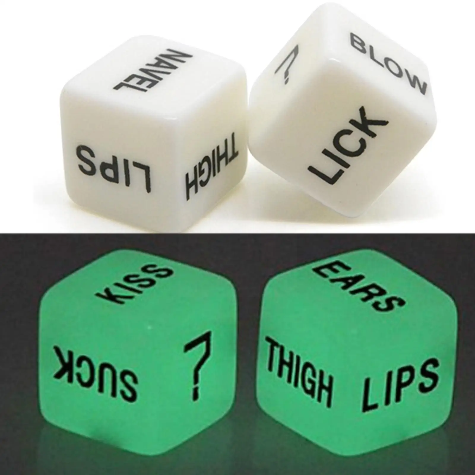Hot Funny Glow In Dark Love Dice Toys Adult Couple Lovers Games Aid Sex Party Toy Valentines Day Gift For Boyfriend Girlfri L8T9