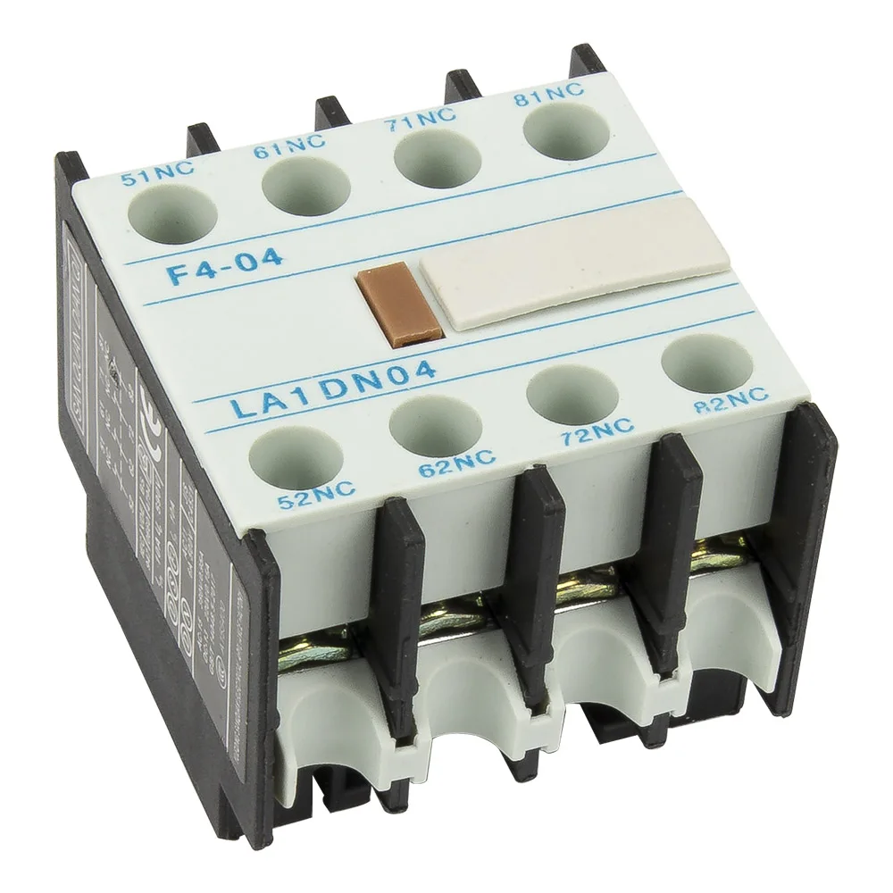 LA1-DN04 F4-04 4NC спомагателен контактен блок за CJX2 LC1-D AC контактор