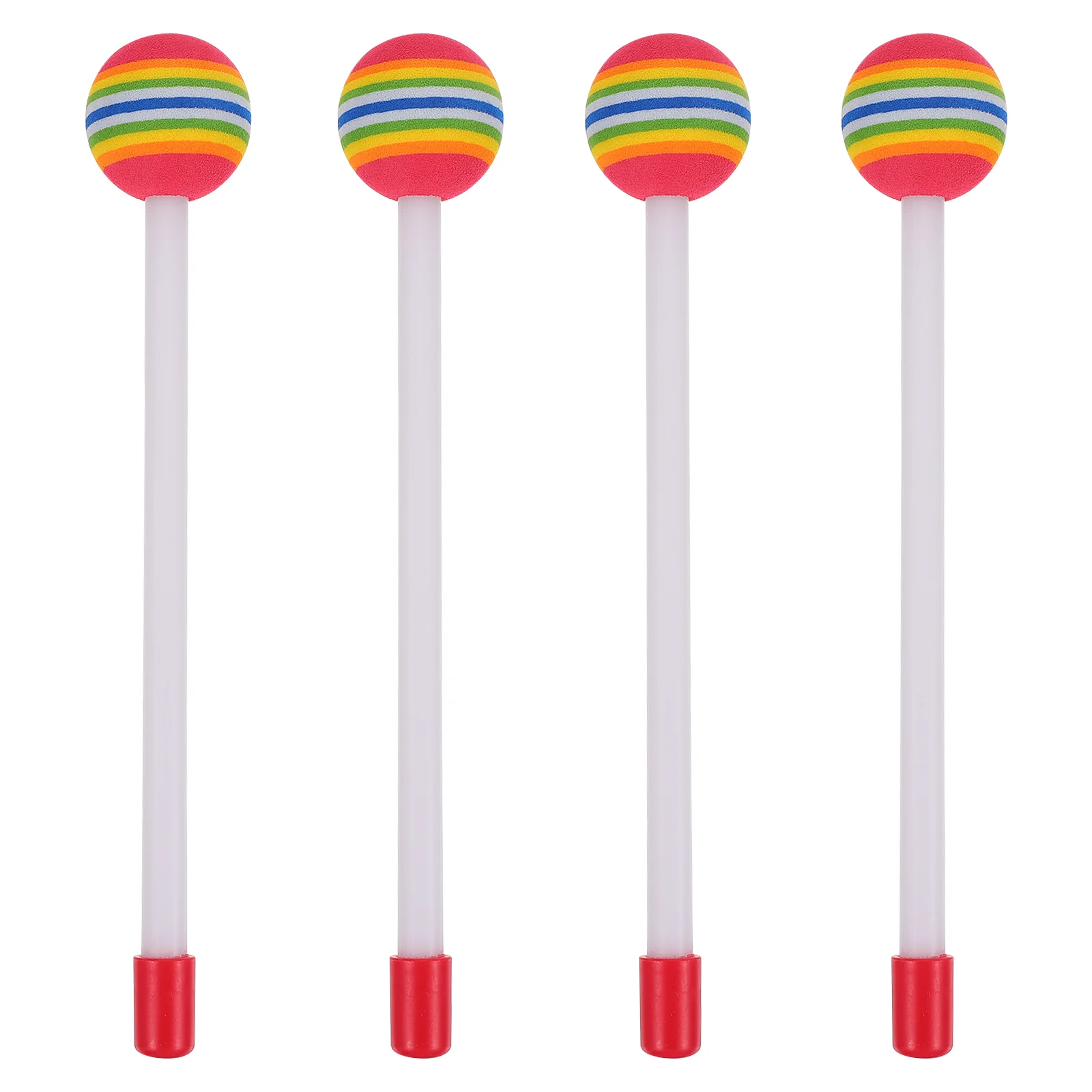 Lollipop Felt Drum Stick Деца Ударни Барабани Пяна Глава Ударни пръчки Детски музикални инструменти Барабани Примка Барабани