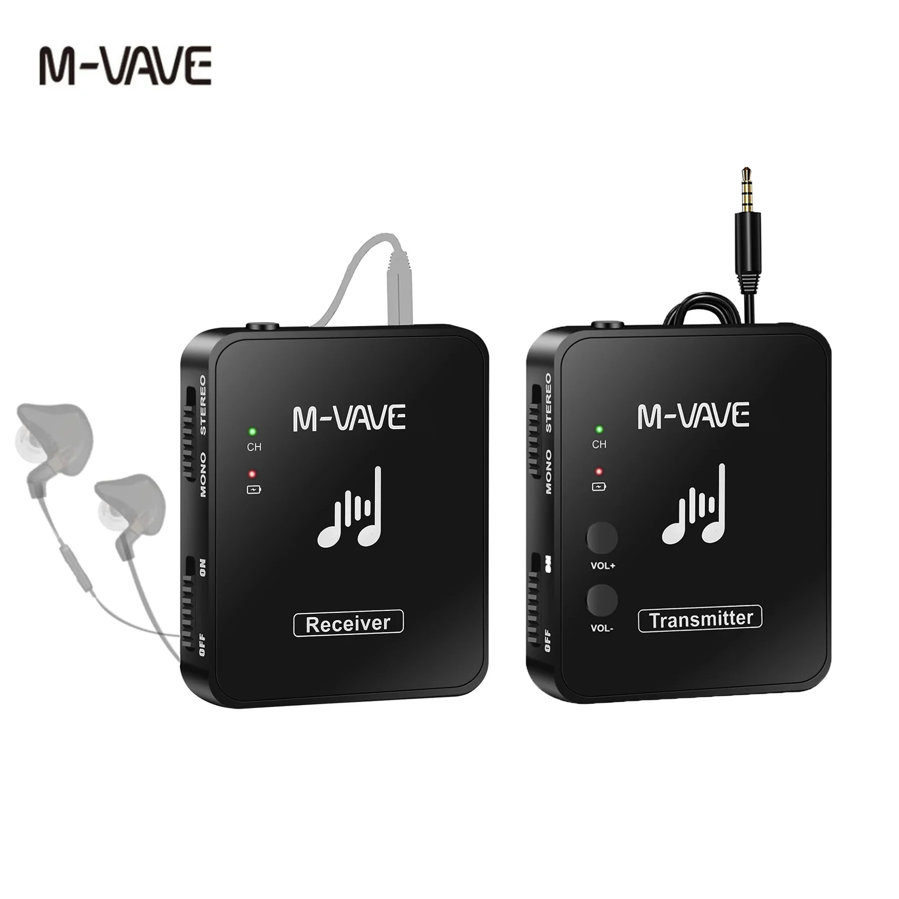 M-vave M8 Wp-10 2.4G безжична слушалка слушалка монитор предавател приемник стрийминг система музикален cuvave за стерео моно