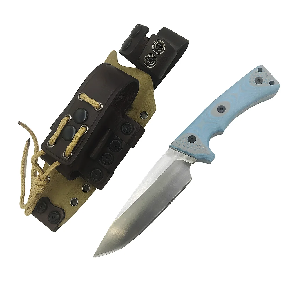 M35 Z-износване стомана 60-61HRC фиксирано острие тактически прав нож за човек G-10 дръжка EDC открит оцеляване ръчен инструмент