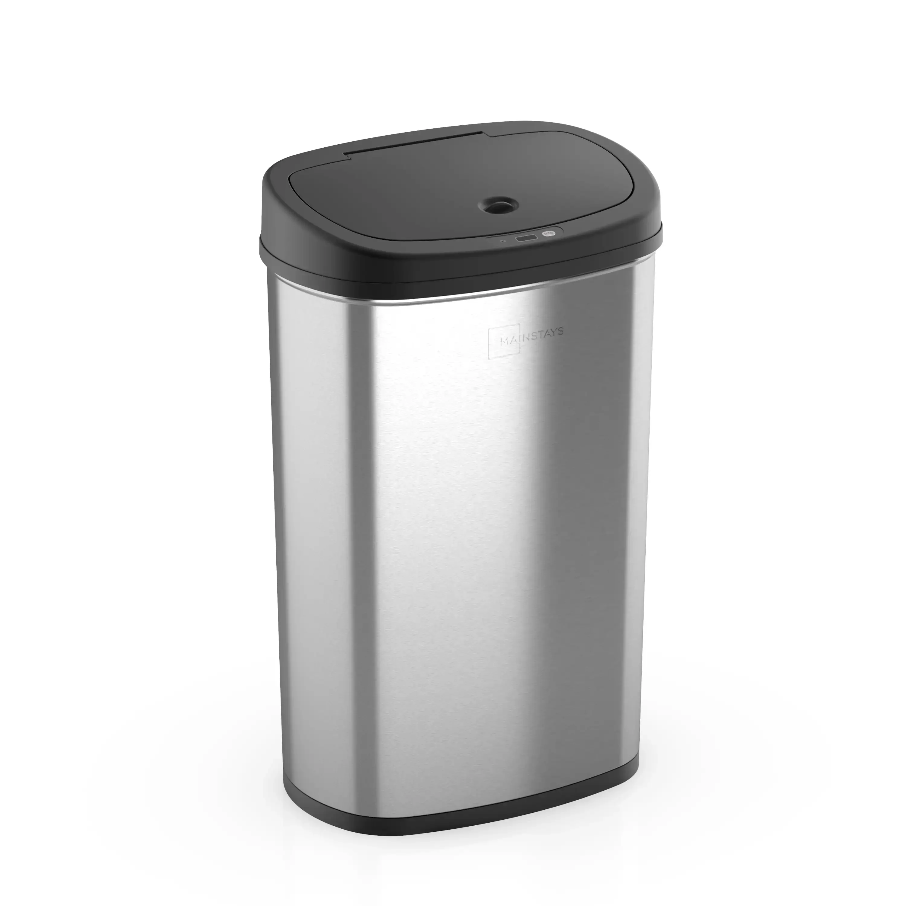 Mainstays 13.2 галон кошче за боклук, сензор за движение Кухненска кошче за боклук, неръждаема стомана