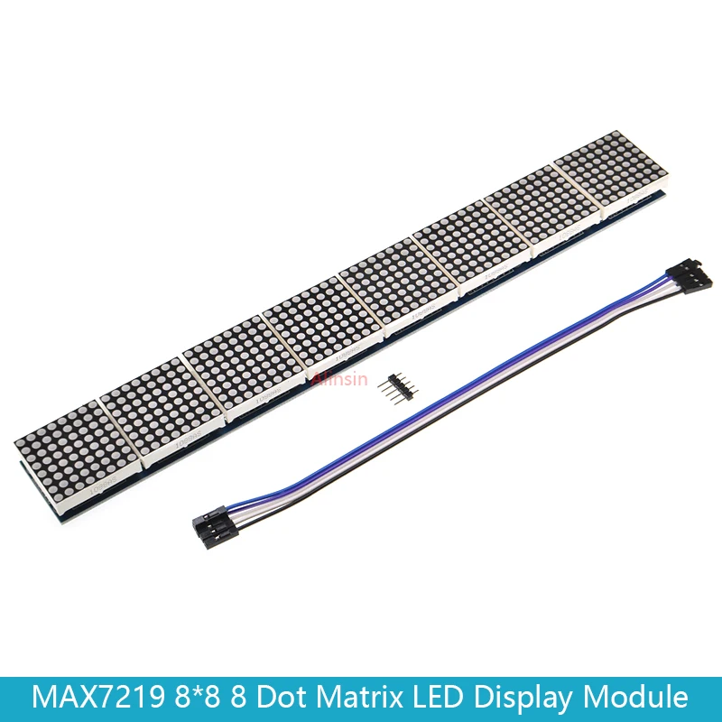 MAX7219 8 * 8 8 Dot матрица LED дисплей модул цифрова тръба микроконтролер контрол диск борда 5V за Arduino електронни DIY комплект