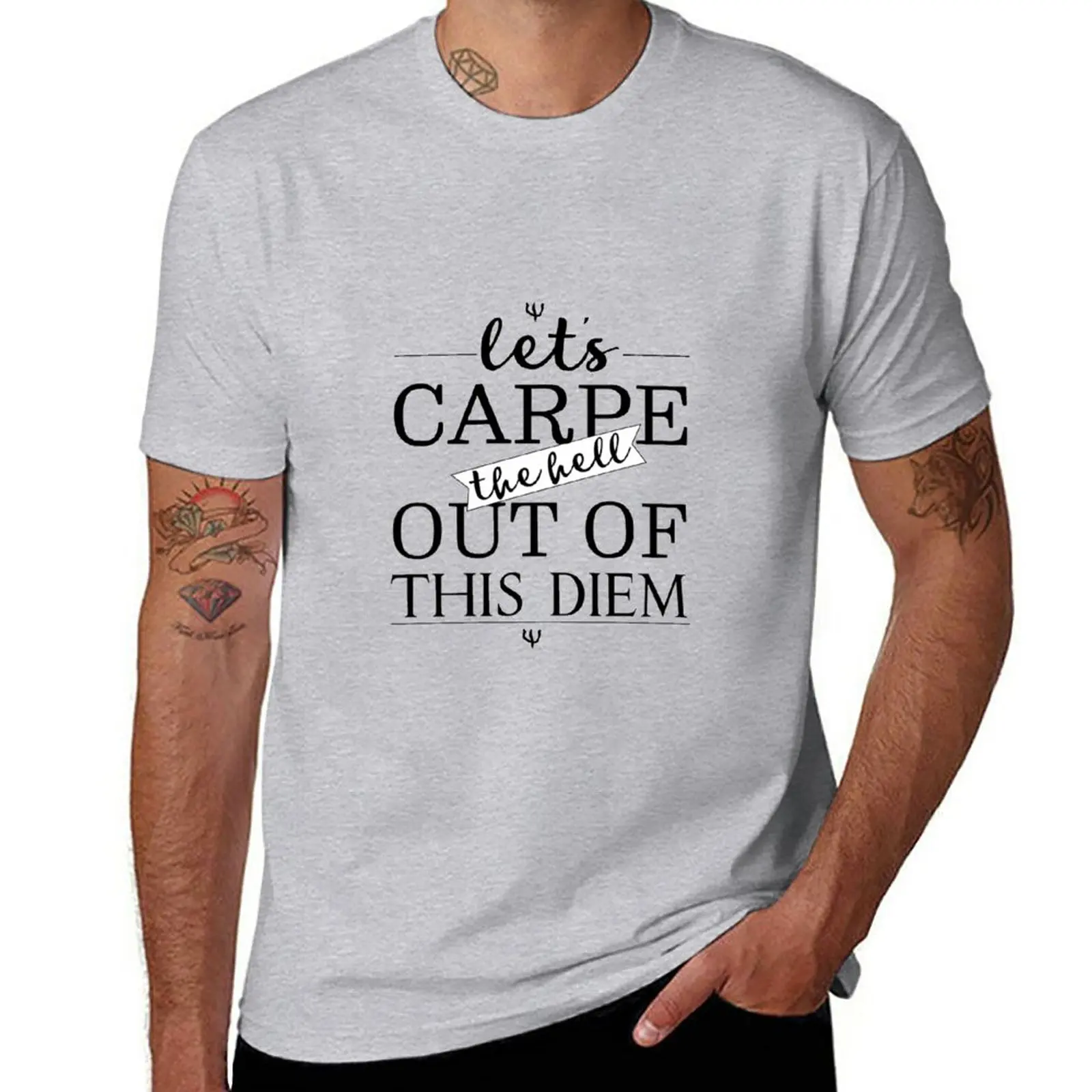 New Carpe Diem тениска летни топ ризи графични тениски по поръчка тениски проектирайте свои собствени извънгабаритни тениски за мъже