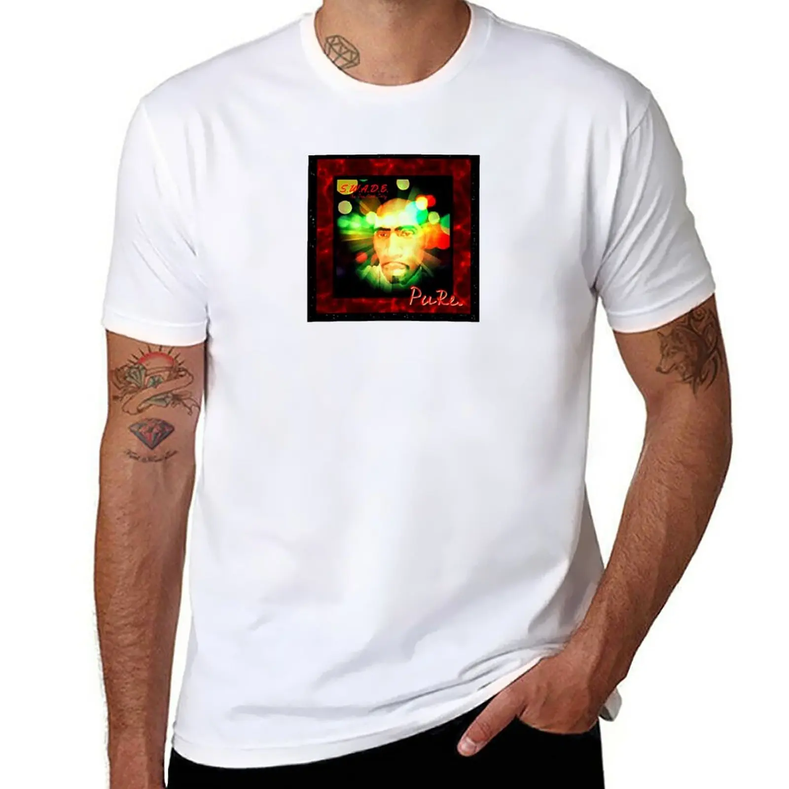 New S.W.A.D.E. (The One And Only)\Pure.\Official Song Logo T-Shirt естетически дрехи тениски бързосъхнеща тениска мъжки дрехи