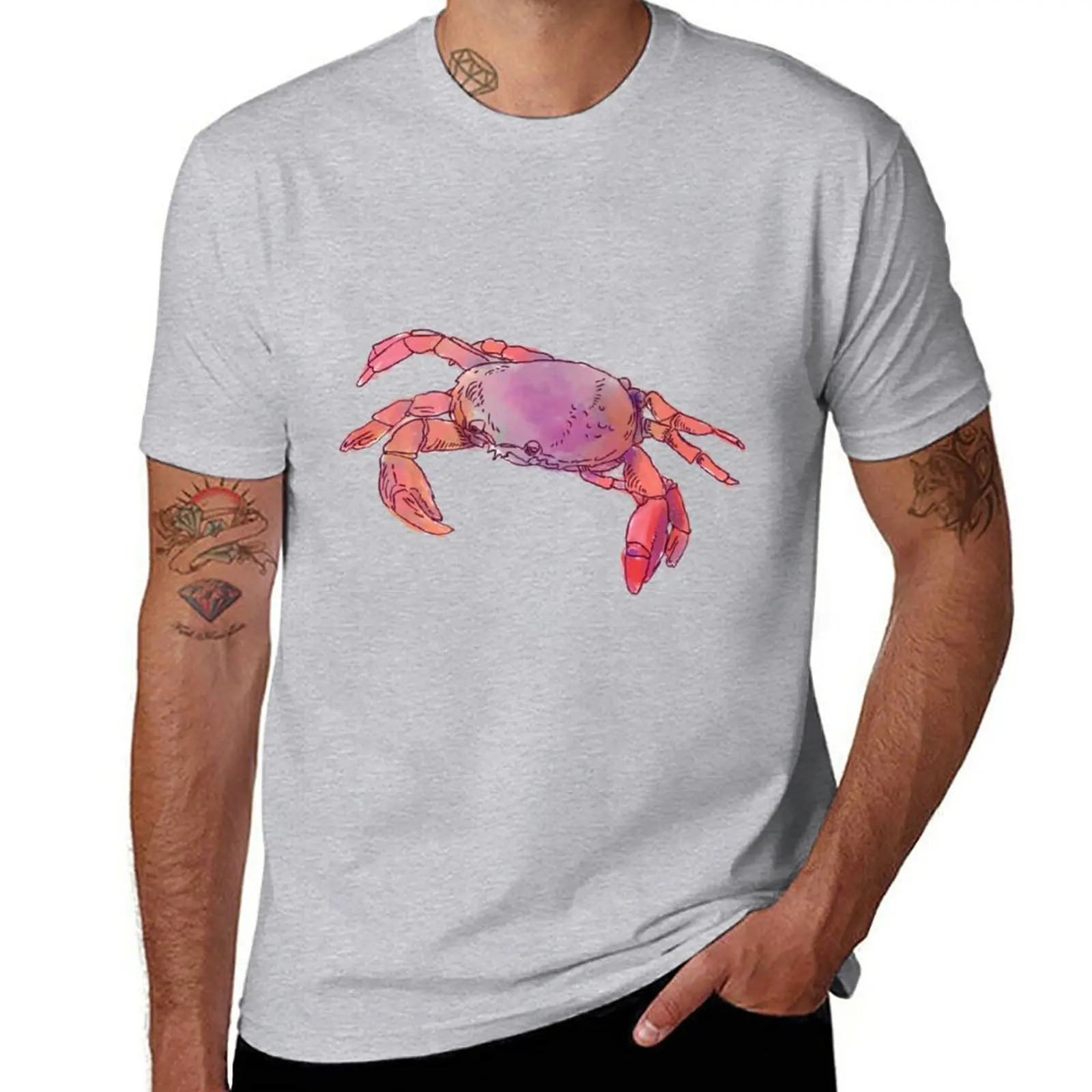 New Sydney the Crab T-Shirt Tee shirt boys animal print shirt T-shirt for a boy funny t shirts for men