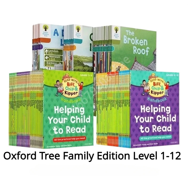 Oxford Reading Tree 1-3/4-6/7-9/10-12 Stage Oxford Book Family Edition Детски английски Graded Reading Story Picture Book