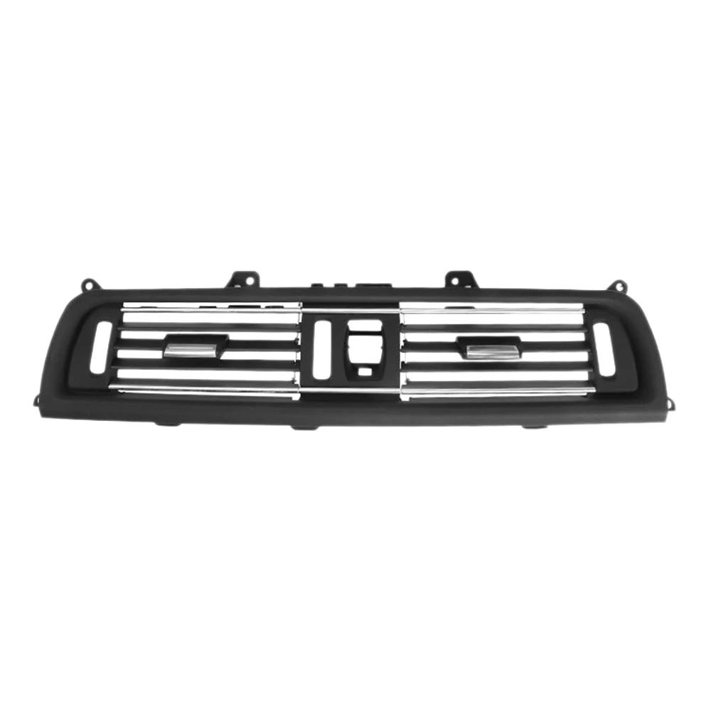 Plated Black Dashboard Central Air Conditioner Vent Grille Complete Assembly for 5 Series F10 F11 F18 64229209136