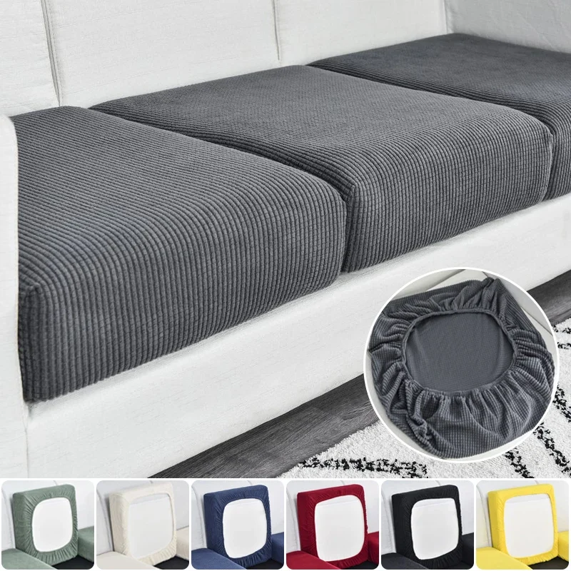 Polar руно диван седалка възглавница капак жакард стол покритие участък миещи се подвижни калъфи диван покрива мебели протектор
