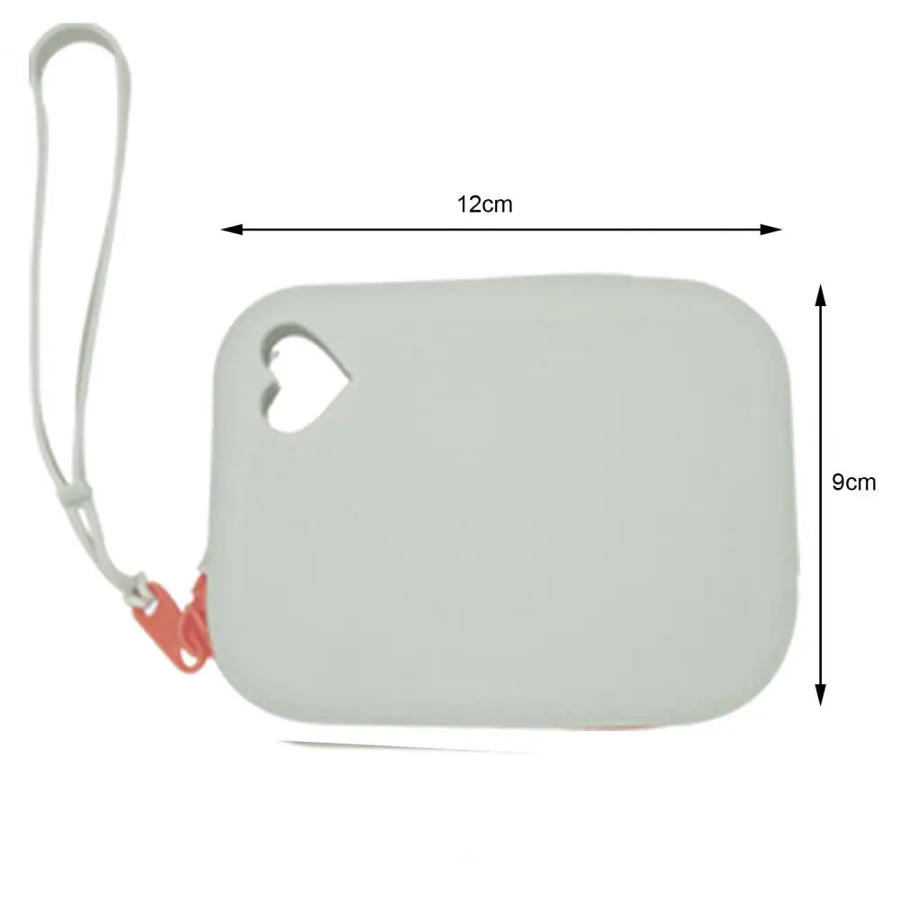 Portable промяна чантата гладка цип мини чанта гъвкави съхранение мини кола ключ случай капак