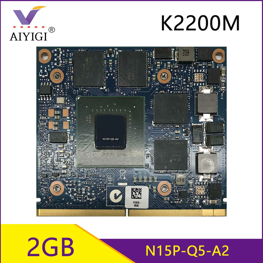 Quadro K2200M K2200 GDDR5 2GB видео графична карта с X-скоба N15P-Q5-A2 за Dell M6700 M6800 HP ZBook15 G1 G2 8570W 8770W