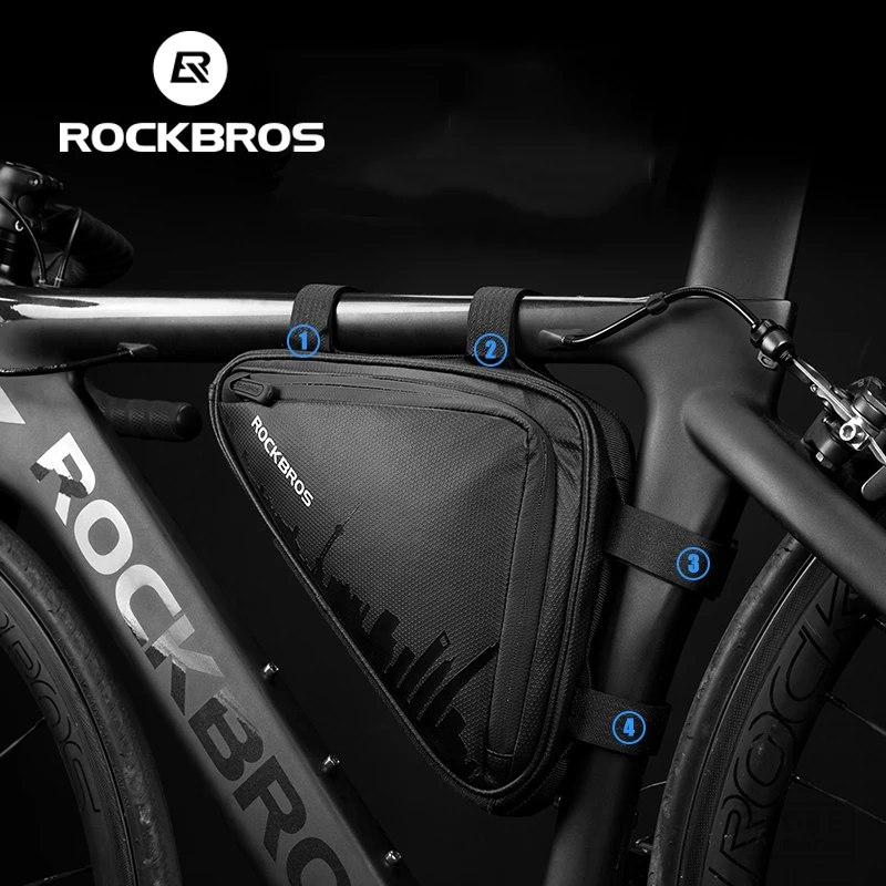 ROCKBROS велосипед велосипед предна рамка триъгълник чанта ултра-лека тръба малък пакет ремонт инструмент торбичка колоездене открит спортен аксесоар