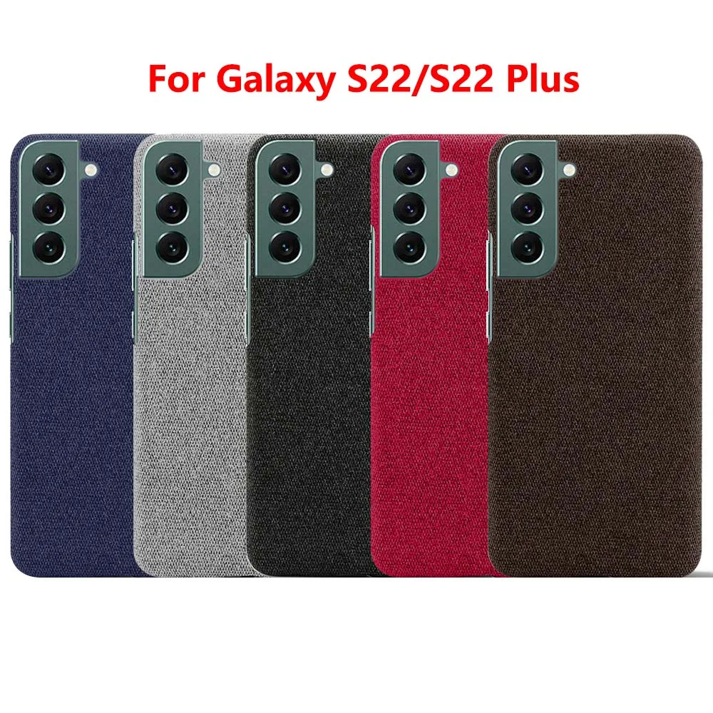 S22 За SAMSUNG S22 Ultra Case платно модел стоящ капак за Galaxy S22 Plus S21 Ultra FE S21FE луксозен плат телефон случай