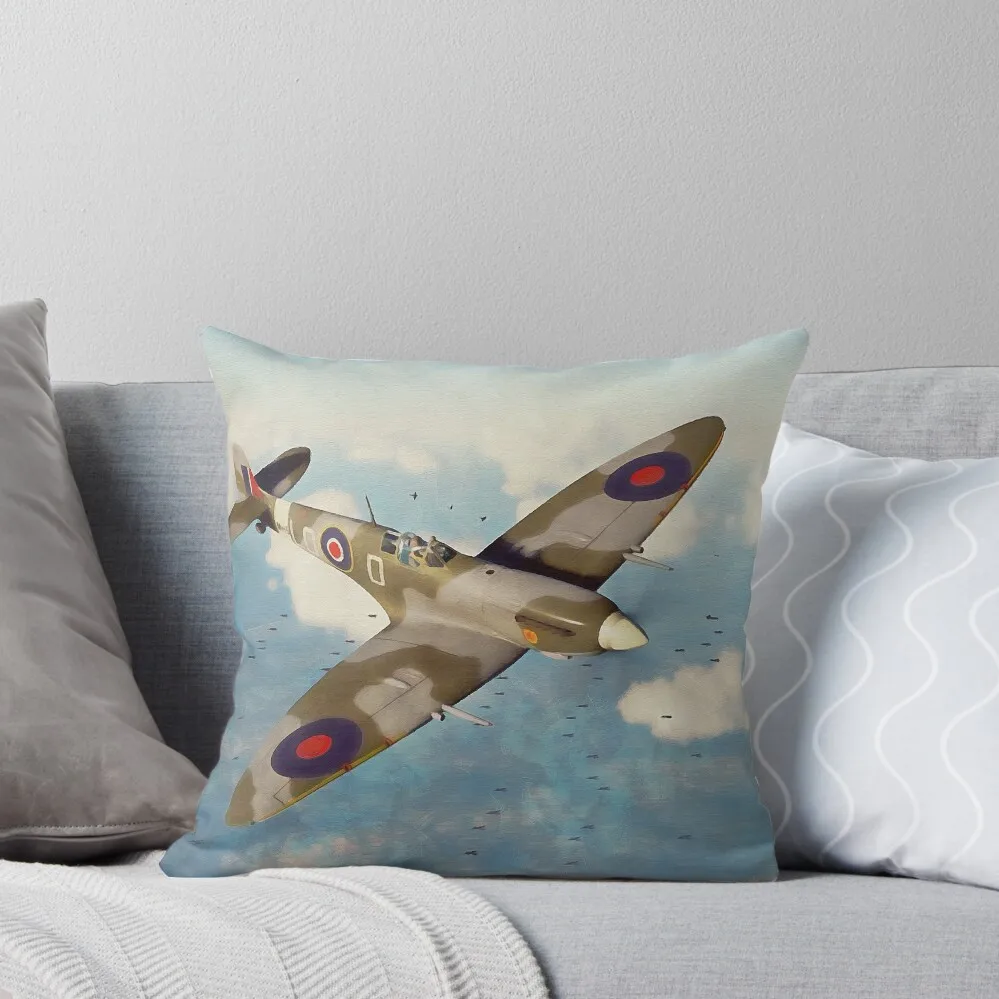 Supermarine Spitfire Throw Pillow Luxury Sofa Cushions Декоративни възглавници за луксозен диван възглавница покритие