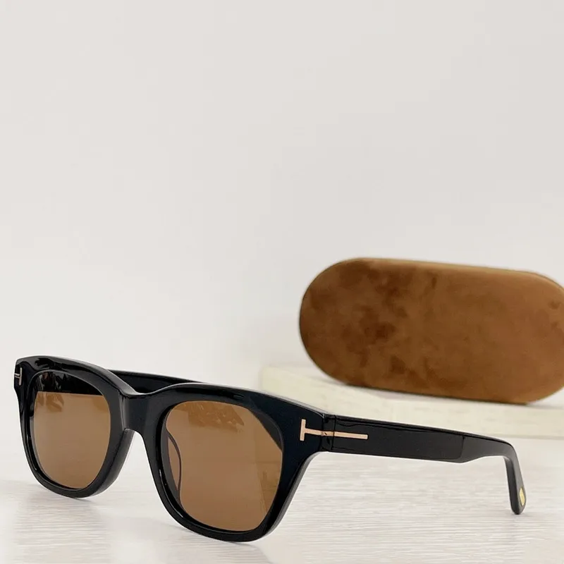 Tom Brand TF5178 Класически квадратни поляризирани слънчеви очила Мъже Висококачествена ацетатна рамка слънчеви очила Жени Слънчеви очила за шофиране на открито