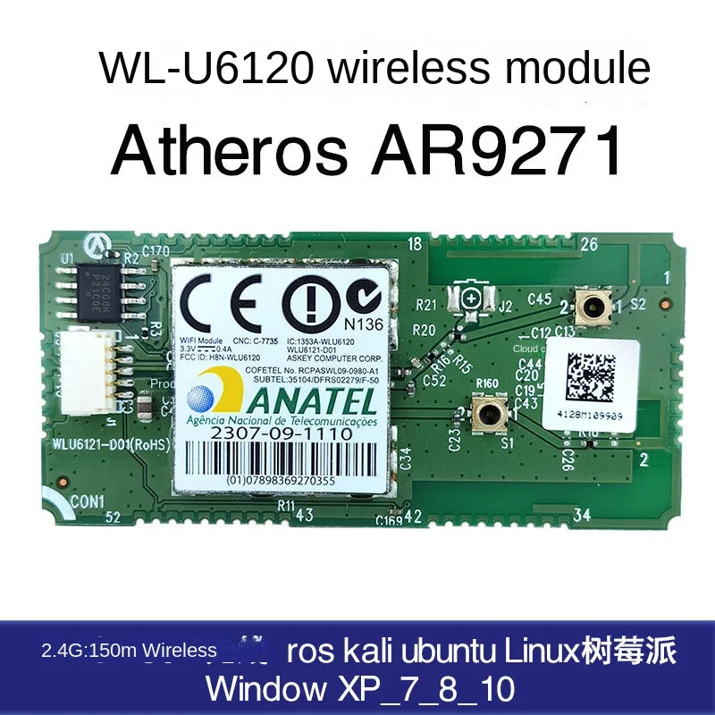 WL-U6120 Безжичен модул Kali ubuntu Linux Raspberry Pi AR9271 Компютърна телевизия Kodak