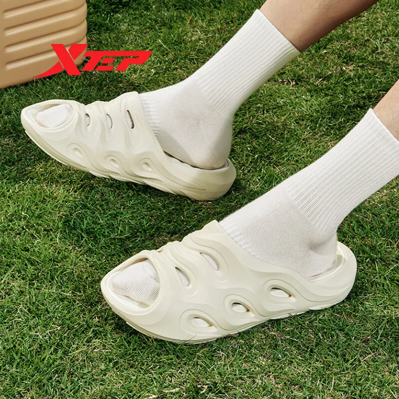 Xtep чехли мъжки летни удобни леки мъжки обувки на открито дишаща ежедневна мода мъжки ежедневни обувки 877119170001