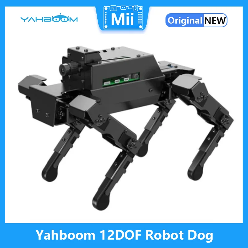 Yahboom 12DOF Desktop Metal Robot Dog Bionic DOGZILLA S1 с AI Vision камера за Raspberry Pi 4B Поддръжка на програмиране на Python