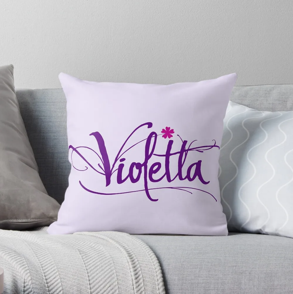 Виолета Лого - серия Хвърли възглавница еластичен капак за диван декоративни възглавници за луксозен диван Коледа калъфки за възглавници