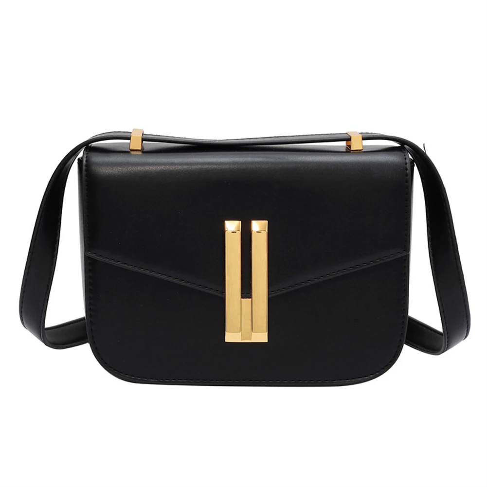 Дамска луксозна чанта за рамо PU кожена мода Crossbody чанта Регулируема каишка Малка квадратна чанта Женска ежедневна чанта за пътуване