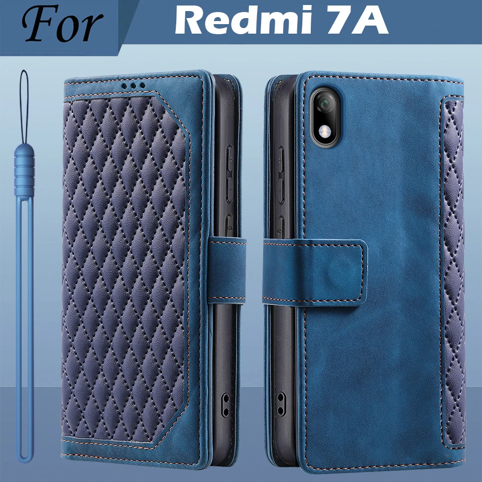 За Xiaomi Redmi 7A случай Redmi 7A капак кожа магнитна книга портфейл флип случай за Redmi 7A телефон случай Xiomi Redmi7A 7 A Etui