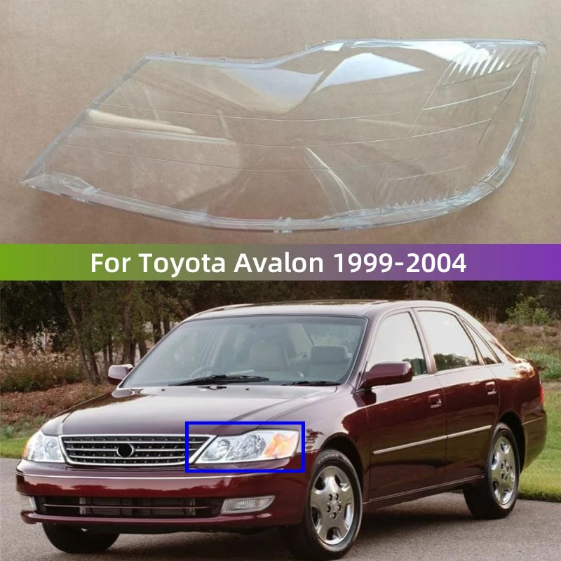 За Тойота Авалон 1999 2000 2001 2002 2003 2004 Автомобилни светлини Shell Прозрачен PC Материал Фарове Стъклена обвивка