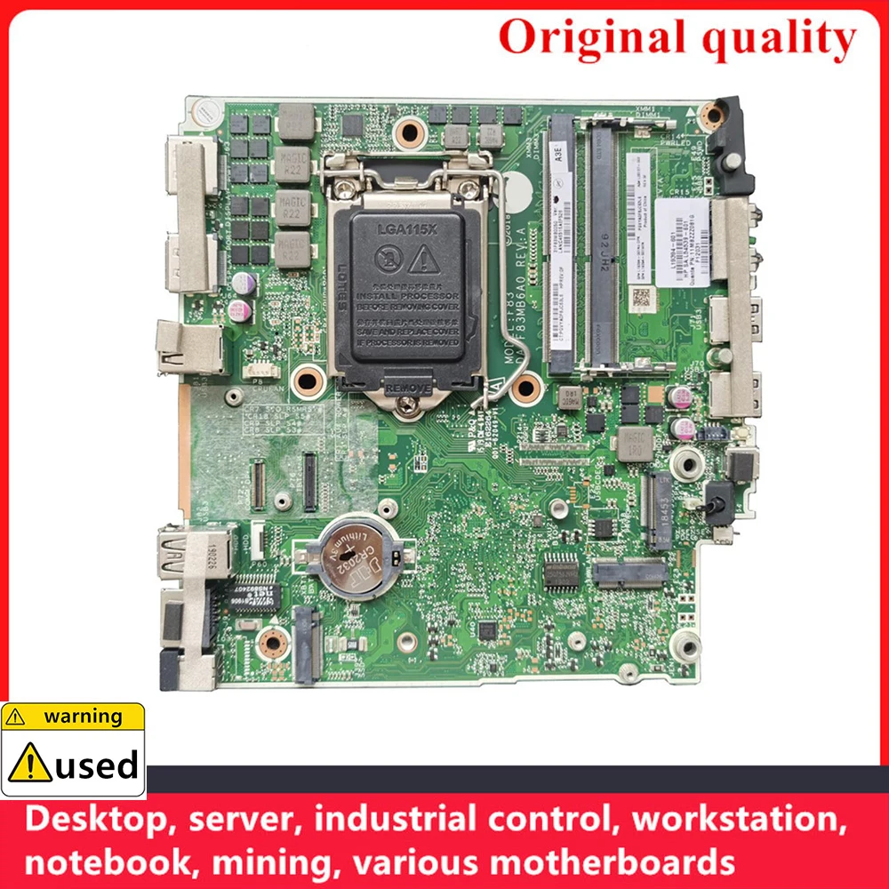Използва се 100% тестван за дънна платка HP EliteDesk 800 G4 DM Desktop L19395-001 L19395-501 L19395-601 DA0F83MB6A0 DDR4 дънна платка
