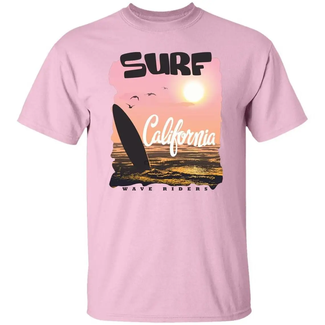 Калифорния сърф риза плаж Графичен Tee Лятно време Ретро риза сърф стил лятна риза ваканция риза Surfboard