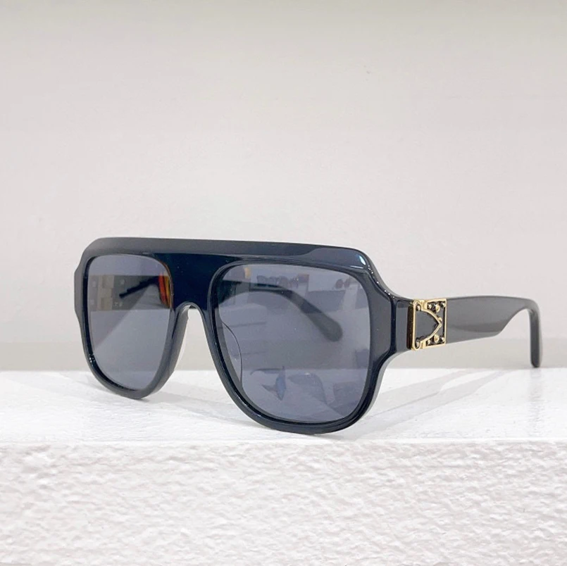 Мода Нови висококачествени квадратни големи рамки Дамски слънчеви очила 1505 7 цвята Мъжки очила ретро стил черен зелен сив син