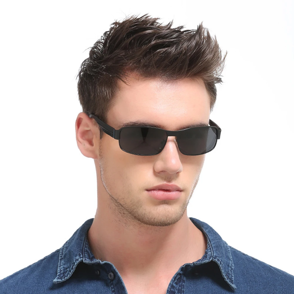 Нова мода поляризирана луксозна дизайнерска слънчеви очила мъже лъчи на открито UV400 шофиране риболов летни очила нюанси парти слънчеви очила