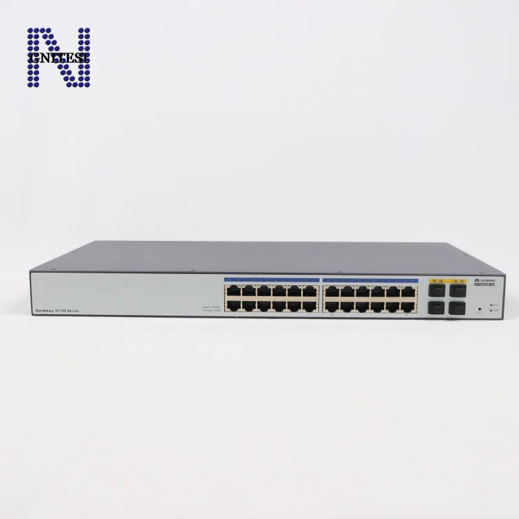 Оригинален нов Hua wei Switch S1728GWR-4P с 24 Ethernet порт + 4 GE SFP Uplink порт, AC захранване