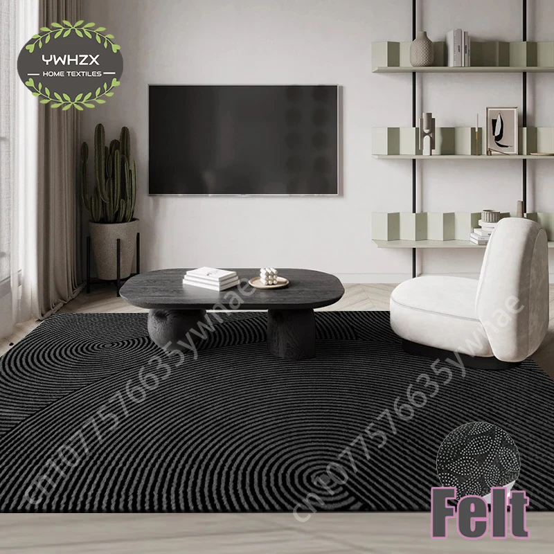 Плътен цвят хол килим прости килими за спалня килими декорация мръсотия устойчивост черен под постелки голяма площ салон килим